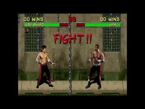 Mortal Kombat II - Liu Kang vs. Jax