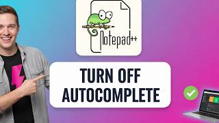 How to TURN OFF AUTOCOMPLETE in Notepad++ (Step by Step) 2026 Update