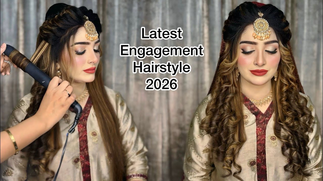 Elegant Wedding Hairstyle Tutorial | Wedding Hair for Long Hair | Soft Curls Wedding Hairstyle |