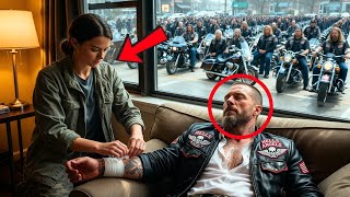 Single Mom Saved Dying Hells Angel — The Next Day, 500 Hells Angels Show Up To Pay Respect