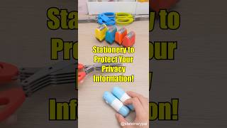 Stationery to Protect Your Privacy Information! #shorts