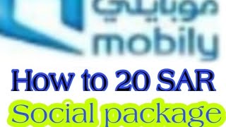 how to mobily sim unlimited package 20 SAR social media only one month Hindi tutorial  all area screenshot 2