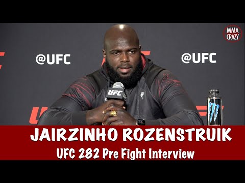Jairzinho Rozenstruik on Chris Daukaus 'I definitely want to put down a crazy performance' | UFC 282