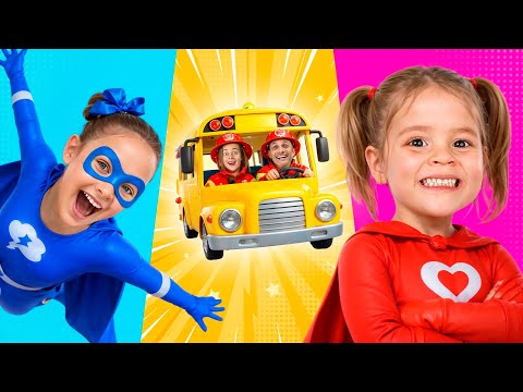 Wheels on the Bus - Super Hero Help on the Road