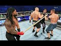 Wwe 2k23 roman reigns brock lesnar  john cena vs dominik finn balor  damian priest