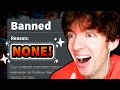 ROBLOX BANNED ME FOR: NOTHING