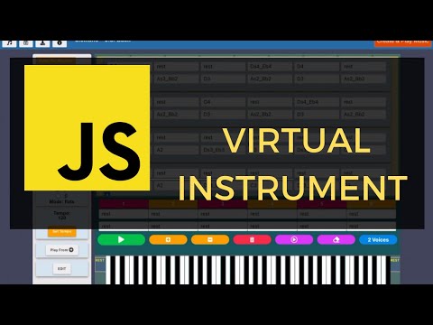 Javascript Virtual Harpsichord Instrument | Web Audio Api