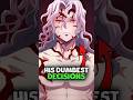 Top 3 Dumbest Decisions Of Muzan Kibutsuji! Demon Slayer Explained #shorts #demonslayer