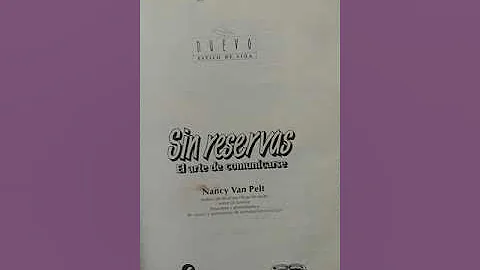 Sin reservas, El arte de comunicarse de Nancy Van ...