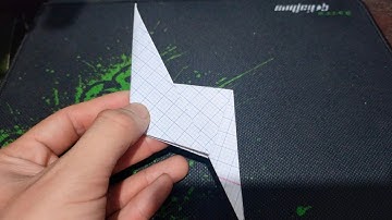 Cách Gấp PHI TIÊU SẮM SÉT bằng giấy tập quá đơn giản lun | Thanh Nèk