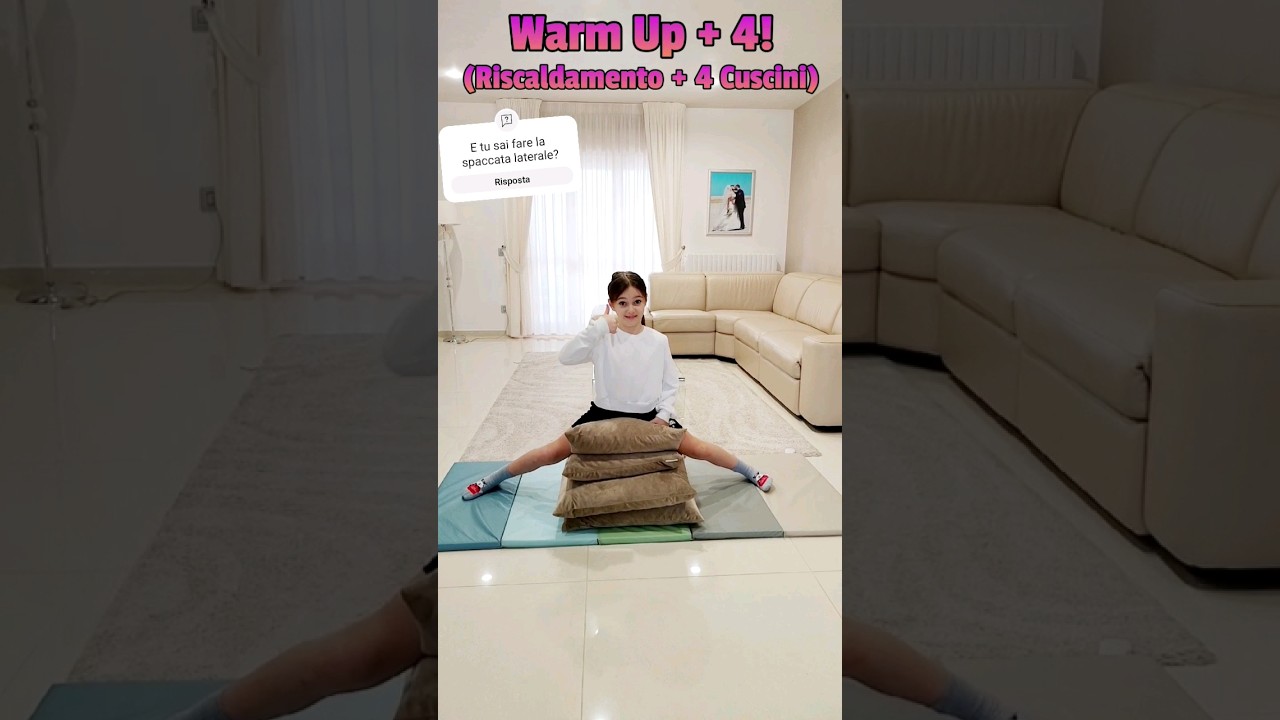 EASY MIDDLE SPLIT Tutorial Spaccata frontale di Ginnastica! Sofy mostra come imparare la spaccata😉