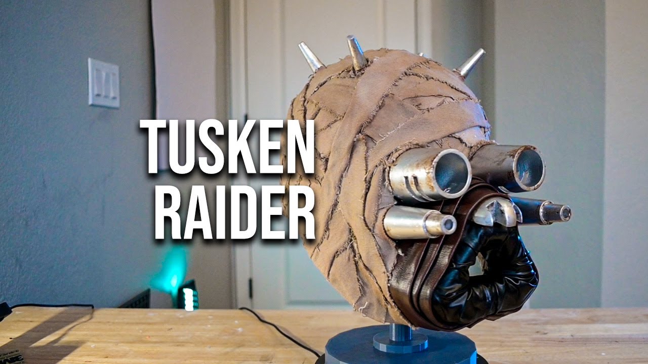 Tusken Raider Helmet - One Day Prop Build - Cosplay Tutorial - YouTube