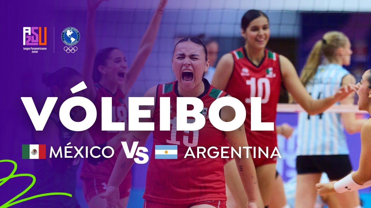 Argentina vs México - Voleibol Femenino - Semifinal - Juegos Panamericanos Junior ASU 2025