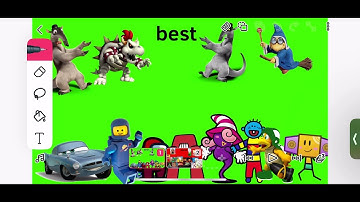 My best to worst characters list part 1 by FlipaClip