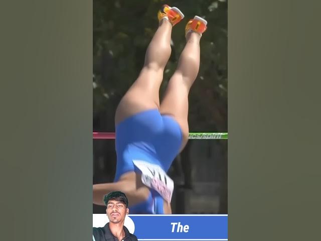🔥| Most beautiful women high jump | #shorts #viral #trending  #women #jump @SPORTSLITE772