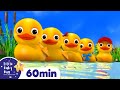 Counting Duck Song +More Nursery Rhymes and Kids Songs | Little Baby Bum