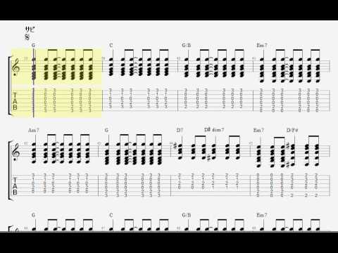 大原櫻子 明日も ギター タブ Guitar Tab Youtube