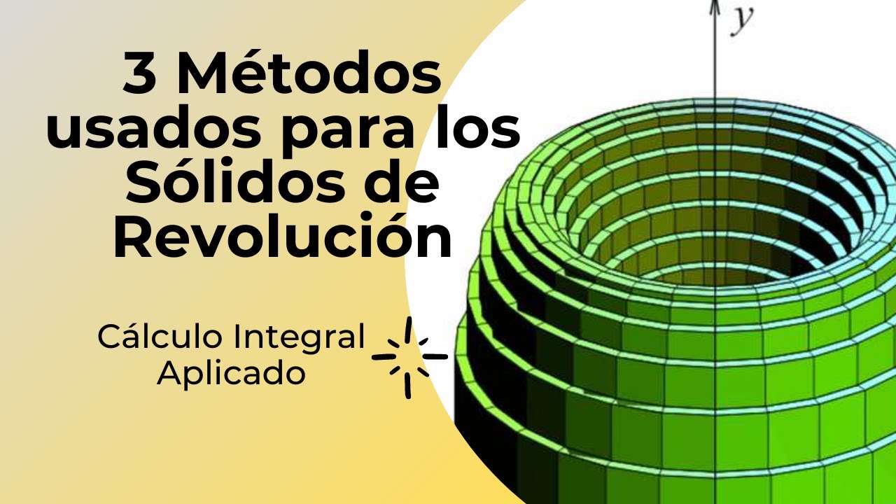 Sólidos de Revolución : Métodos de Discos, Arandelas y Capas - YouTube