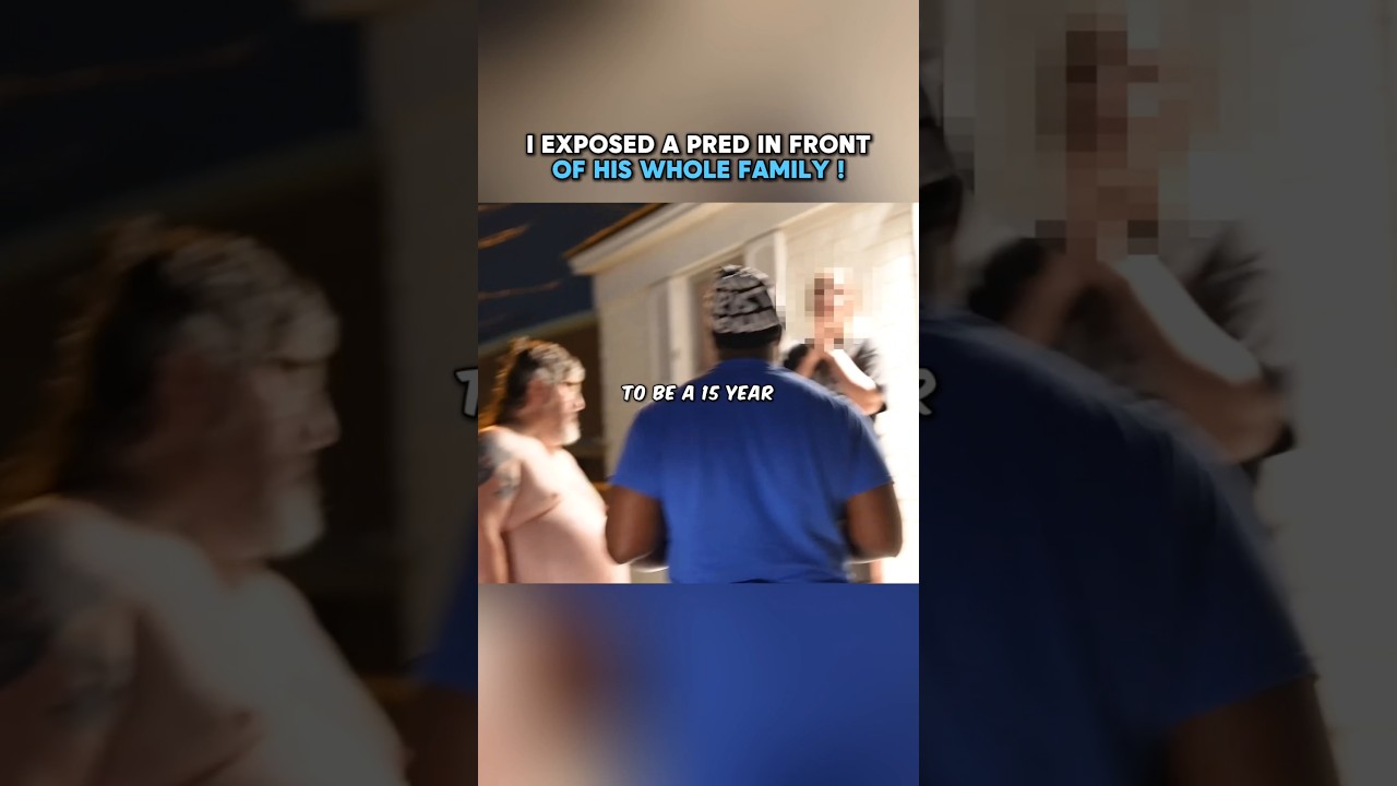 I exposed a pred in front of his family 🚨 #jidion #edpwatch