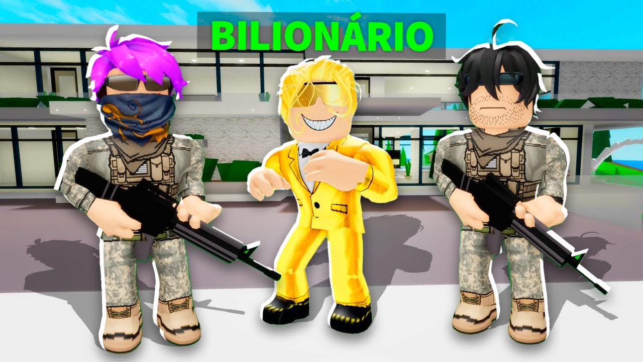 VIREI SEGURANÇA do BILIONÁRIO DO BROOKHAVEN