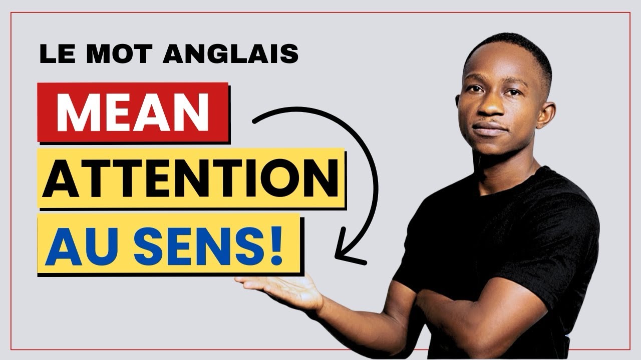 Les différents sens du mot MEAN | Teacher Kerlin