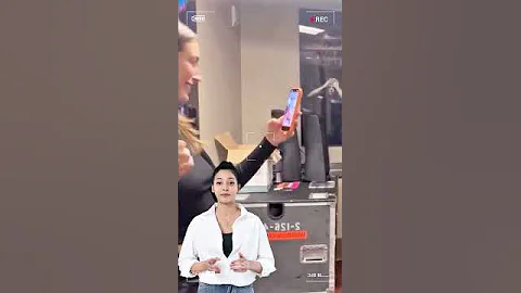 #HaileyBieber &Carter Gregory appear at the show and backstage at Tate McRae's "Miss Possessive Tour