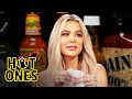Khloé Kardashian Holds Back Tears While Eating Spicy Wings Hot Ones