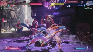 Street Fighter 6: Match #834 (Ranked): Carls493 (P2 Lily) Vs. andrew (P1 Lily)
