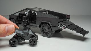Unboxing Of Cybertruck And Cyberquad 132 Scale Realistic Diecast Model