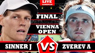 🔴LIVE: SINNER J VS ZVEREV A | VIENNA OPEN 2025 | FINAL #tennis #wta #atp #sinner #zverev #viennaopen