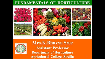 Fundamentals of Horticulture