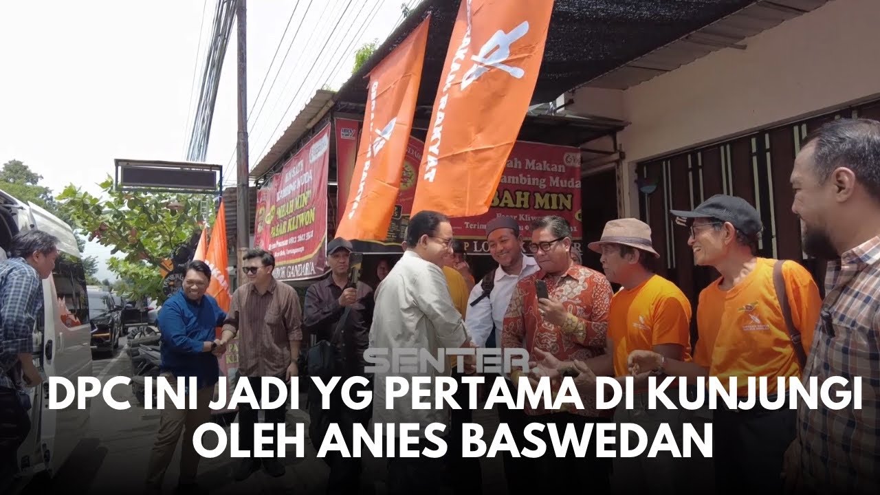 WAH INI YANG PERTAMA DPC GERAKAN RAKYAT DPC JATEN KARANGANYAR DI KUNJUNGI ANIES BASWEDAN