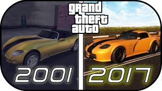 EVOLUTION of GTA CARS - Banshee (gta3, vice city, sanandreas, gta4, gta5) video game graphic