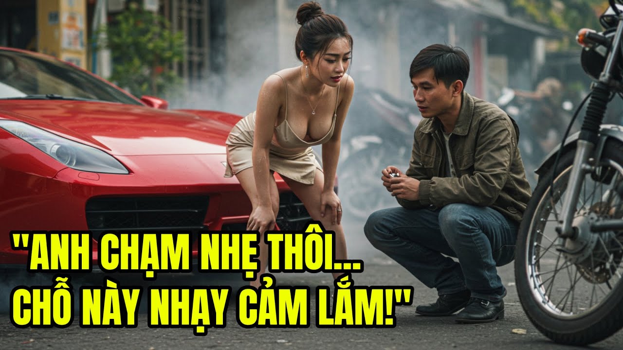ANH XE ÔM GIÚP NỮ TỶ PHÚ SỬA SIÊU XE, HÀNH ĐỘNG NHỎ KHIẾN TỶ PHÚ THỐT TIM