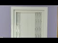 Upvc door  installation with panel board for restrooms  anegan upvc 9150099141 9150099142
