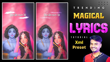 How to create magical lyrics status video in Alightmotion | technicalmahatma