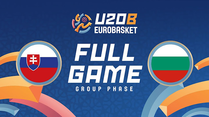 LIVE - Slovakia v Bulgaria | FIBA U20 EuroBasket 2025 Division B | Group Phase