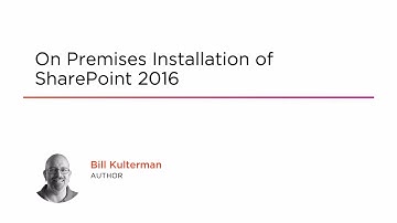 Course Preview: On-premises Installation of SharePoint 2016