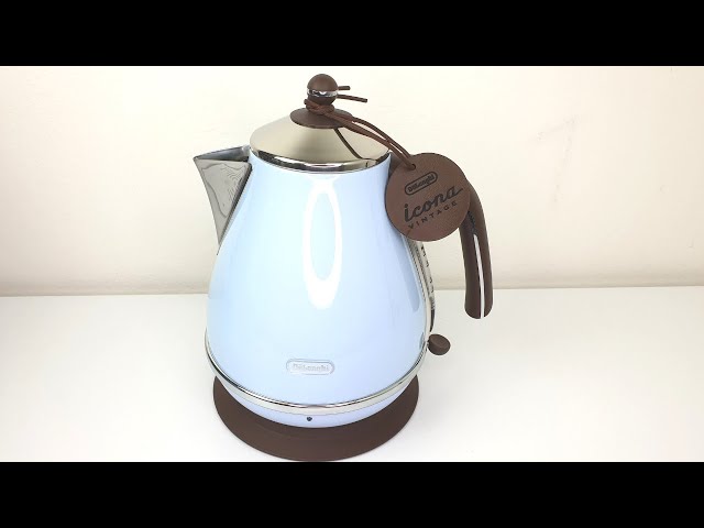 Unboxing Delonghi Icona Vintage Electric Kettle 1.7L (Olive Green