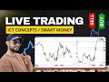 Live Trading ICT Concepts | LONGS en Dowjones | Distribución alcista 