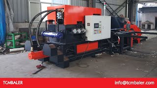 recycling shredded paper baler