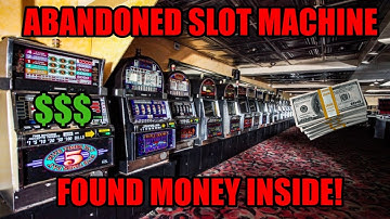 FOUND ABANDONED CASINO SLOT MACHINE WITH MONEY! Finding Money Breaking Into Abandoned Slot Machine!!