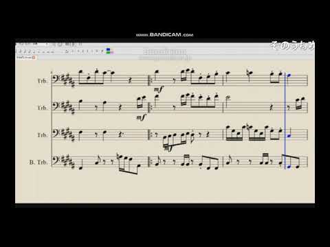 ポケモン　トロンボーン　４重奏　　キキョウシティ　Pokémon Violet City 　trombone