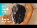 My Loc Wash Day | Hot Oil Treatment | Retwist | Self- Maintained Locs