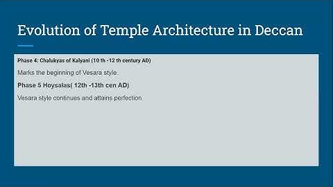 Vesara style of Temple Architecture