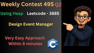Leetcode Weekly contest- 495 Q2 - Design Event Manager