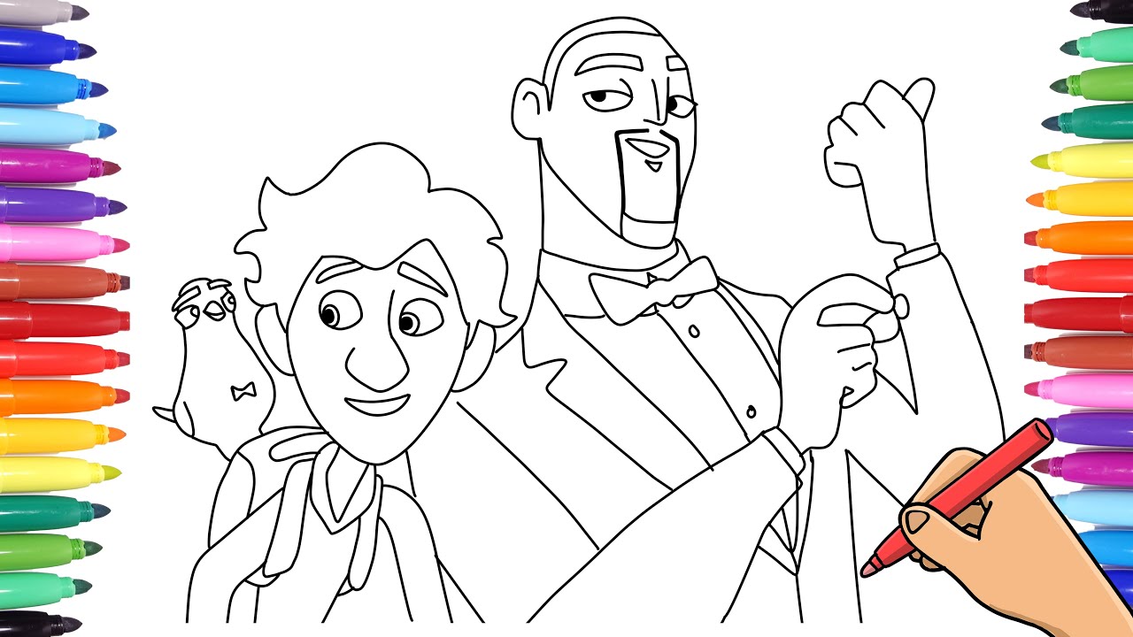 Spies In Disguise Coloring Pages