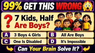 Only A Genius Can Solve These 40 Riddles! (IQ Test)