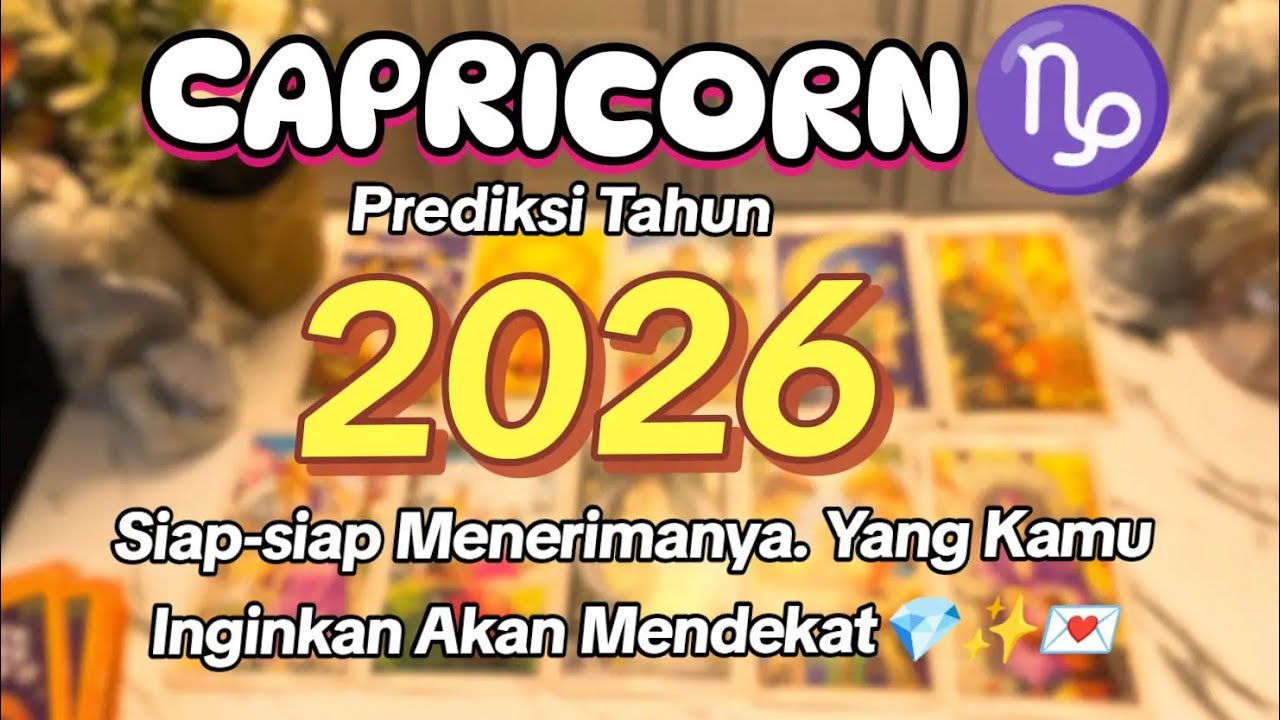 ♑CAPRICORN Prediksi 2026✨Apa Yang Kamu Cari Selama Ini Akan Mendekat, Bersiaplah Menerimanya💌💎💖✨
