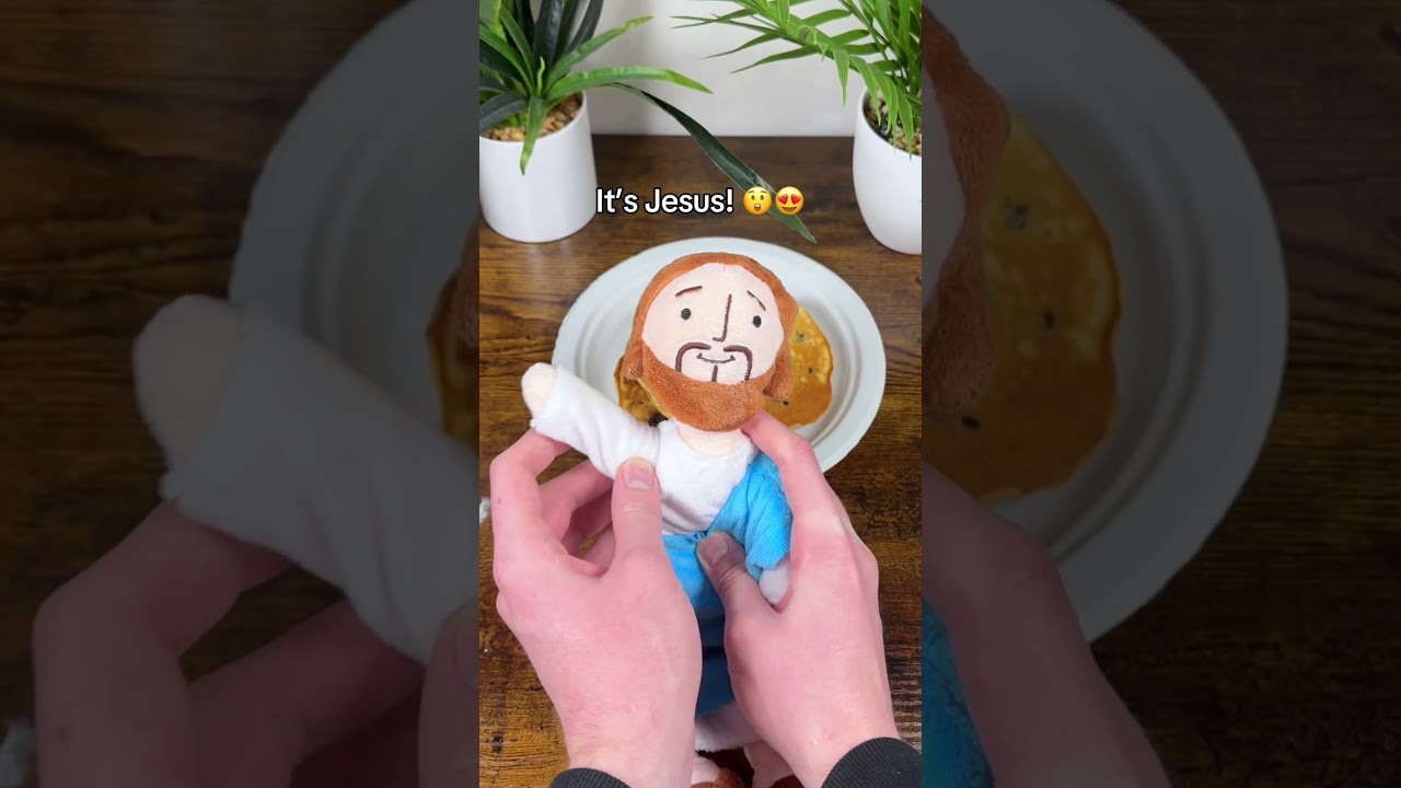 I saw Jesus eating pancakes! 🥰🥞